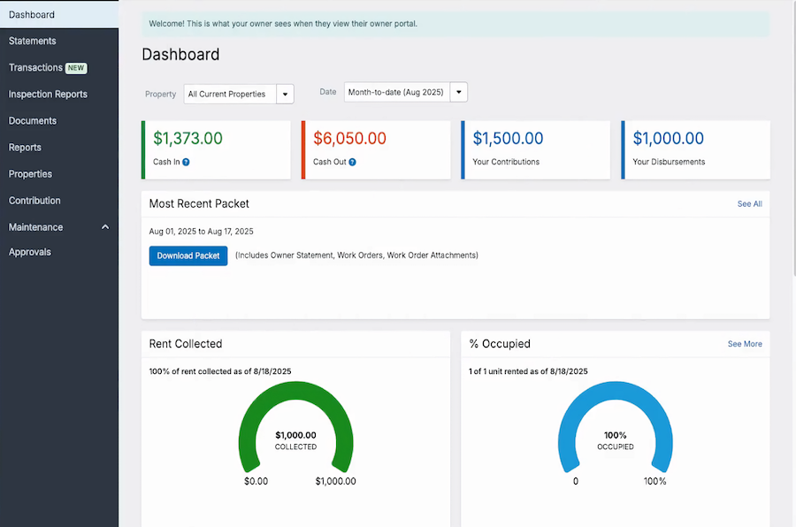 33 Property Management Appfolio Owner App